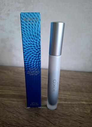 Туш зі стійким об'ємним ефектом, 36 годин blue me 36h lasting & volume effect mascara kiko2 фото