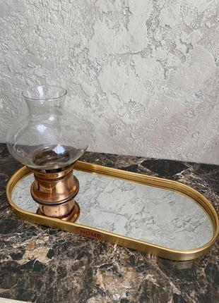 Поднос зеркало