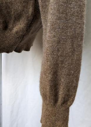 Кашемировый коричневый пуловер h&amp;m5 фото