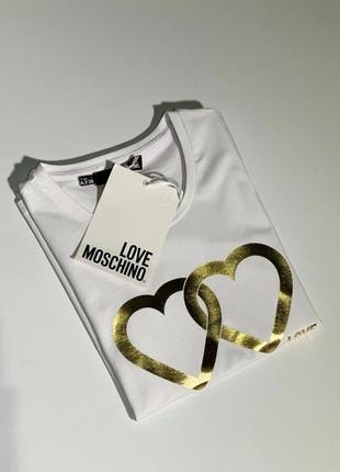 Футболка женская love moschino2 фото