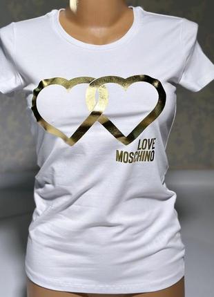 Футболка женская love moschino3 фото