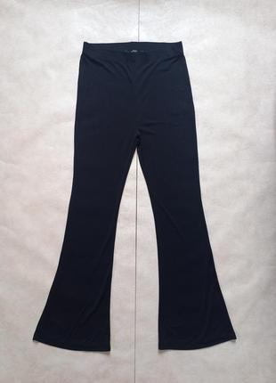 Брендовые черные штаны клеш с высокой талией marc aurel, 12 размер.6 фото