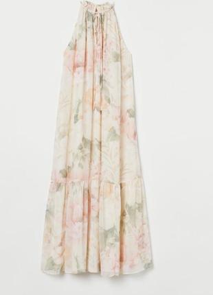 Шифонова сукня в пастельних тонах1 фото