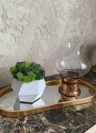 Поднос зеркало