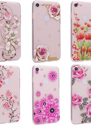 Акварель с блестками tpu case — iphone 6 ; 6s