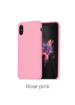 Чехол hoco pure series protective case — apple iphone x, apple iphone xs rose pink1 фото