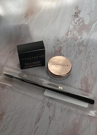 Віск для брів anastasia beverly hills brow freeze + двосторонній аплікатор brow freeze dual-ended applicator1 фото