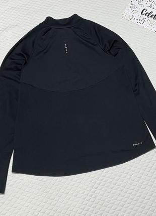 Футболка жіноча з довгим рукавом nike running dry-fit  бігова. розмір м4 фото