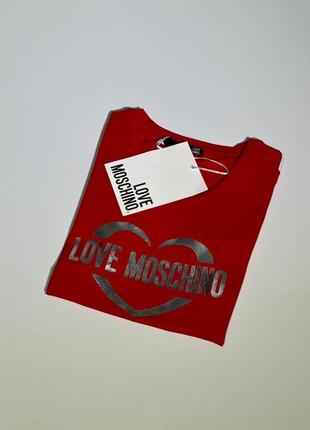 Женская футболка love moschino3 фото