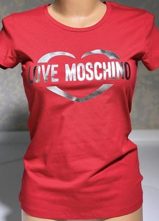 Женская футболка love moschino2 фото
