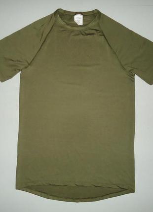 Футболка голландской армии dutch army olive green lycra олива (l)