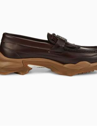 Шикарные кожаные лофер puma x palomo nitefox loafers3 фото