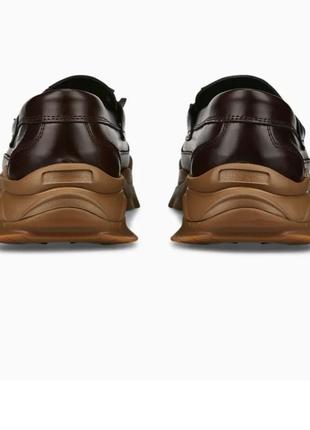 Шикарные кожаные лофер puma x palomo nitefox loafers6 фото