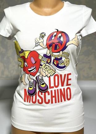 Женская футболка love moschino3 фото