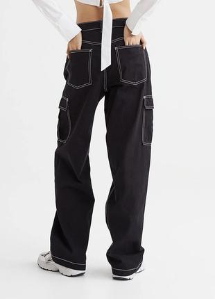 Крутые брюки карго h&m