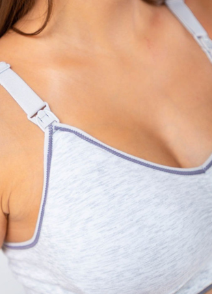 Хлопковый бюстгальтер-топ для кормления