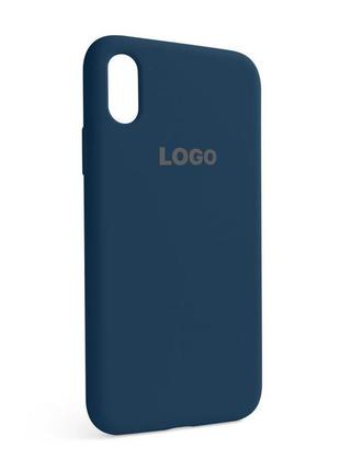Чехол full silicone case для apple iphone x, xs blue horizon (65)