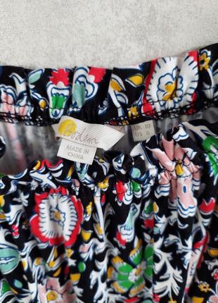 Трикотажная стильная блуза из мягкого джерси 🔹квадратная горловина🔹бохо, кантри стиль boden(размер 10)10 фото
