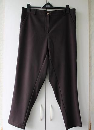 Стильные брюки шоколадного цвета от украинского бренда zosya yanishevska