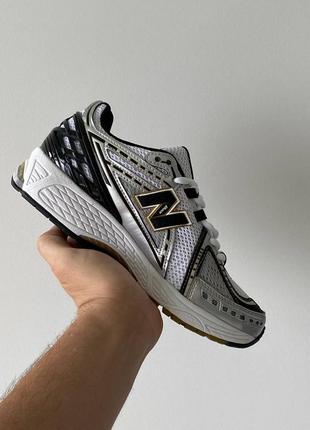 Кроссовки new balance 1906r metallic silver gold black 1906 r7 фото