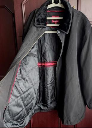 Куртка мужская черная батал демисезон, большой размер3 фото