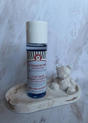 Бесспиртовой тоник с салициловой кислотой first aid beauty oil-minimizing toner1 фото