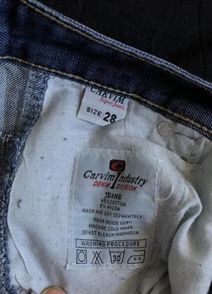 Джинсы винтажные дизайнерские широкие carvin super jeans на высокой посадке  oversize10 фото