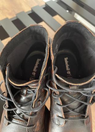 Кожаные ботинки тимберленд6 фото