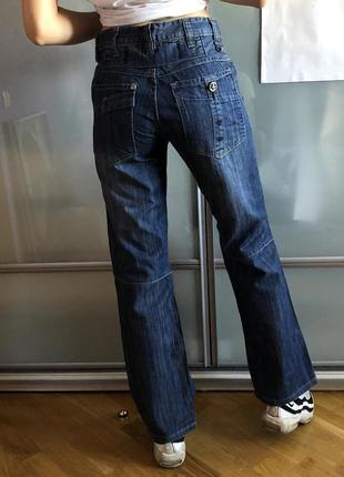 Джинсы винтажные дизайнерские широкие carvin super jeans на высокой посадке  oversize3 фото