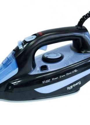 Утюг rb-6310 3200w, паровой утюг, керамическая подошва, мощный утюг, утюг гладильный