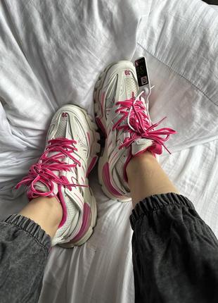 Balenciaga track white/pink