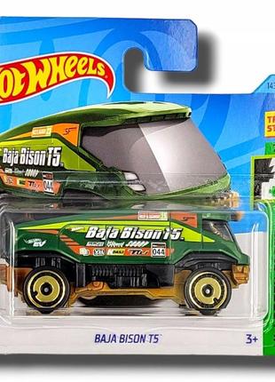 Машинка хот вілс 1:64 baja bison t5 колекція hw green speed hot wheels mattel hkk23