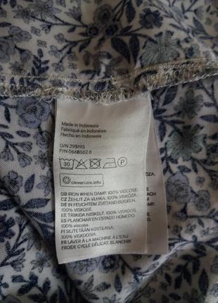 Сукня з віскози з зав'язками на рукавах h&m 12 ( l )7 фото