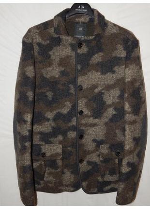 Куртка из шерсти в расцветке camo от we (made in italy)