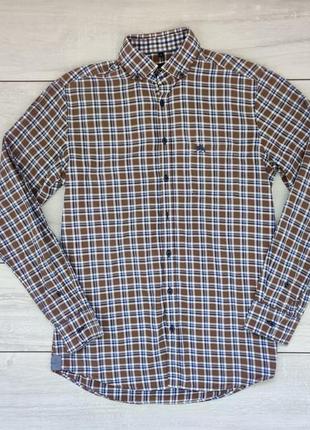 Мужская качественная рубашка в клетку paul kehl