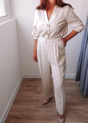 Шикарная блуза с большими пуговками