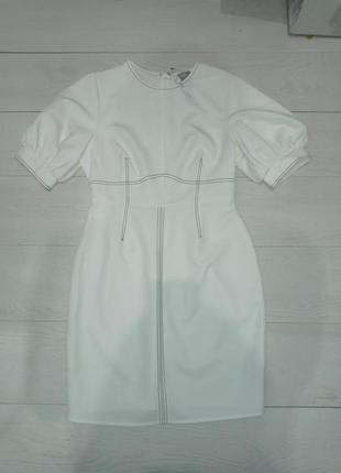 Короткое платье платье белое новое asos 8 36 s