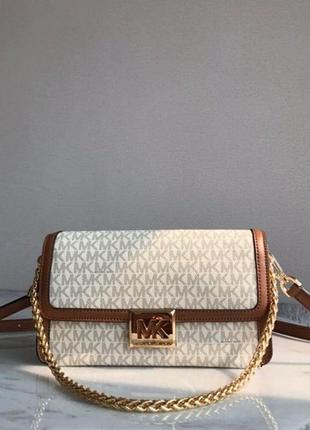 Шкіряна сумка michael kors sonia medium