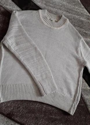 Трендовый свитер айвори с шерстью cos2 фото