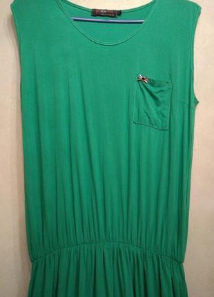 Сарафан зеленое платье макси romstyle6 фото