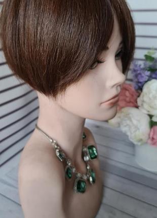 Накладка топпер макушка челка полупарик 100% натуральный волос.