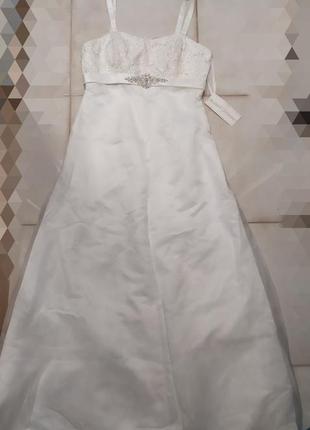 Новое! с биркой! шикарное итальянское платье свадебное белое magic bride👰