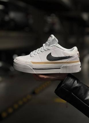 Кроссовки женские, nike court legacy white