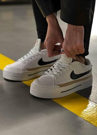 Кроссовки женские, cheapest nike court legacy white4 фото