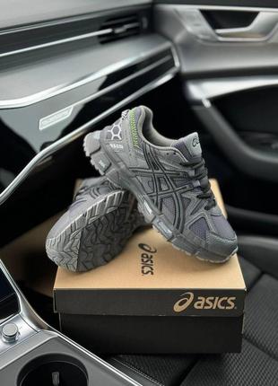 Чоловічі кросівки asics gel-kahana 8 dark grey, чоловічі кеди асикс сірі. чоловіче взуття10 фото