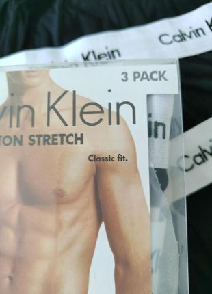 Мужские трусы боксеры комплект 3шт. calvin klein classic fit оригинал3 фото