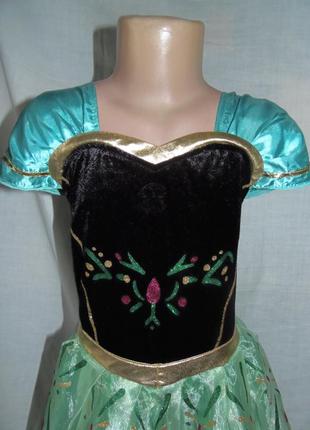 Карнавальное платье принцессы анны,холодное сердце на 8-10 лет5 фото
