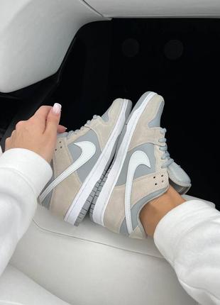 Жіночі кросівки  nike sb dunk grey2 фото