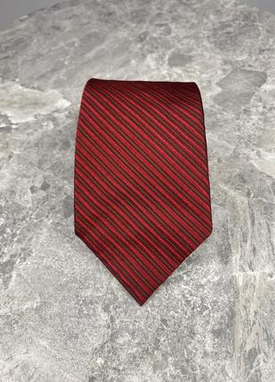 Краватка фірмова addison, бордова, шовкова, 9.5 см2 фото