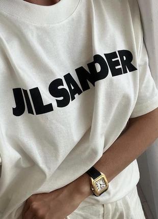 Футболка оверсайз jil sander2 фото